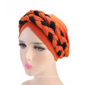 Muslim bandanas hat polyester crochet turban for women